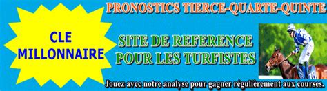 cle millionnaire turf|EXPERT DU TURF.